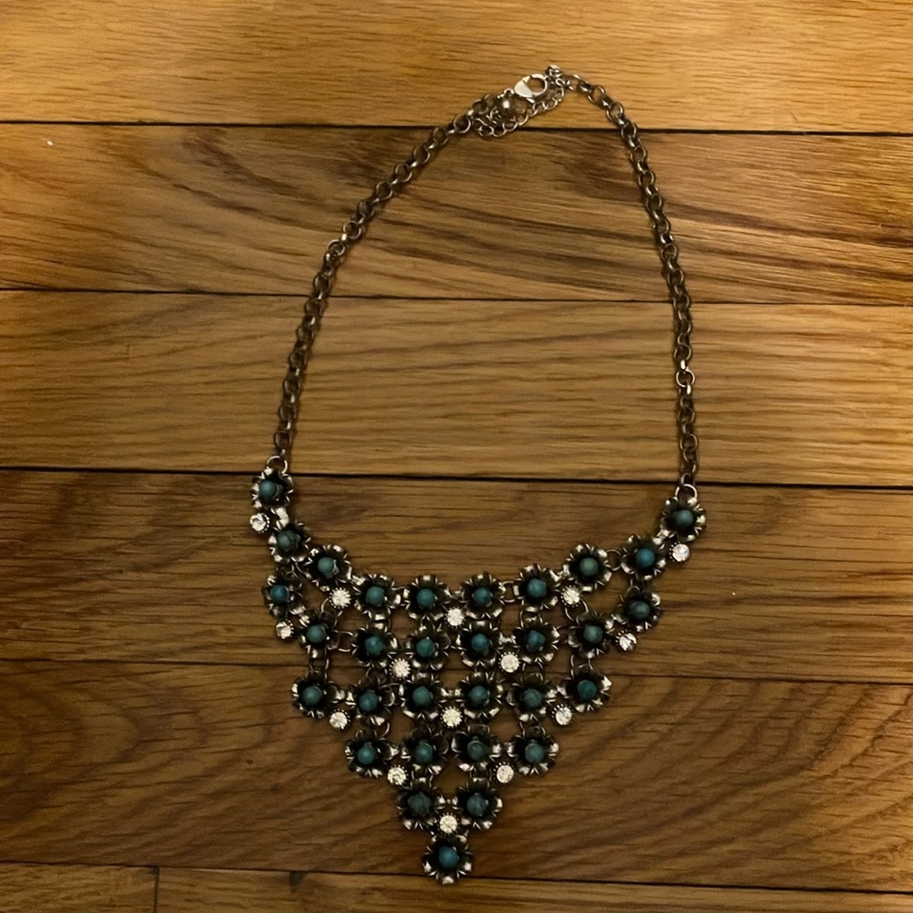 Aqua necklace